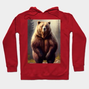 American Grizzly Bear Hoodie